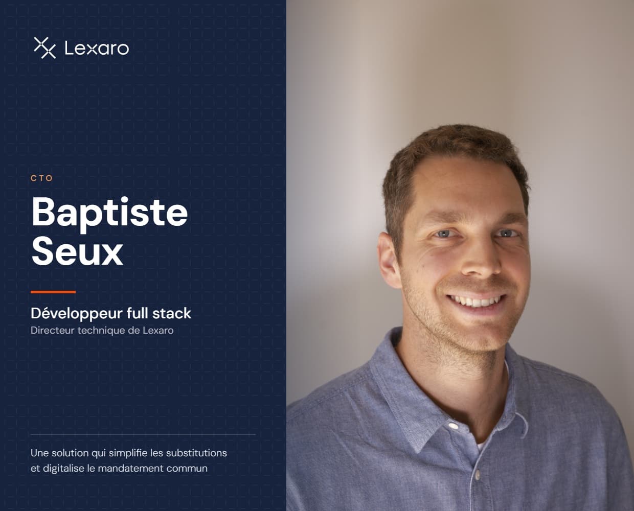 Baptiste Seux : CTO de Lexaro